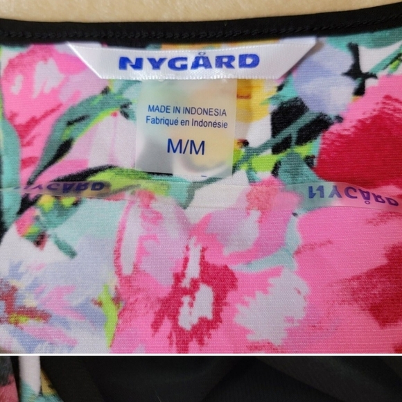 (M)💥🔥HOST PICK🔥💥Nygard Hi/Low Hem  Short Sleeve Top🌺  Ptp21"×L28.5" - Picture 8 of 8